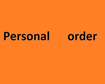 Personal order for Talon