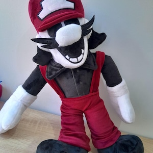 MX. Mario '85. FNF. Mario's Madness. Large plush toy. Size 19 inch(50 cm) image 3