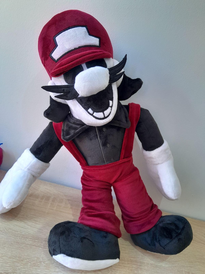MX. Mario '85. FNF. Mario's Madness. Large plush toy. Size 19 inch(50 cm) image 3