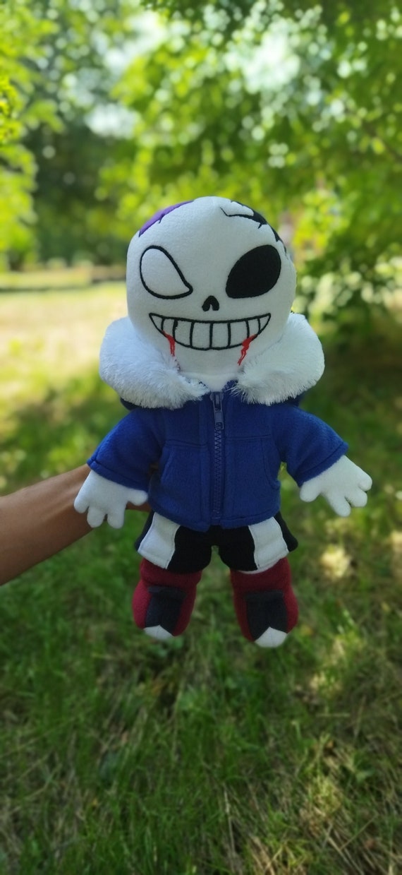 Cross Sans. Undertale. Large plush toy. Size 15 inch