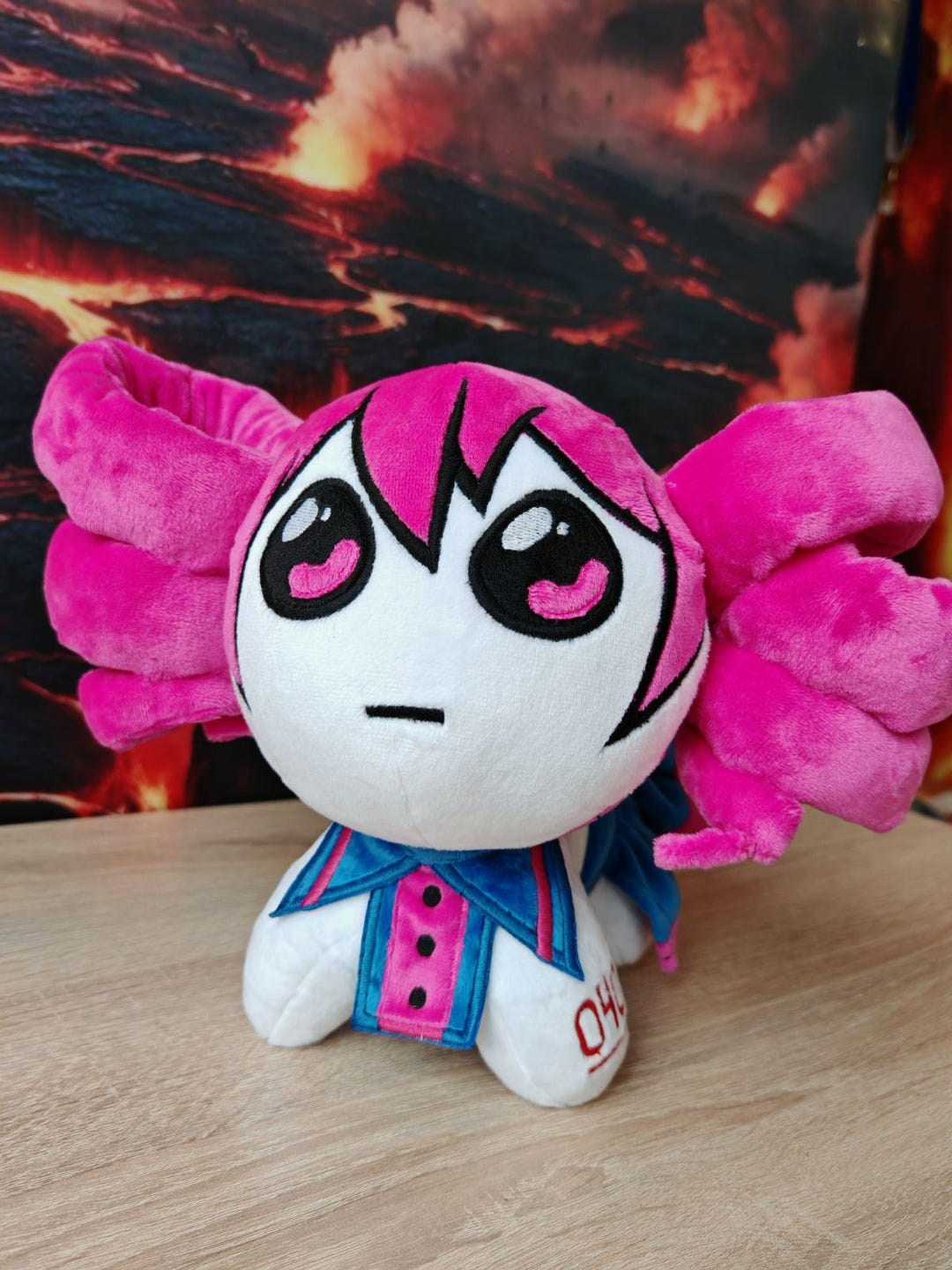 YIPPEEかさねテト。 重音テト。うーん。ぬいぐるみ。サイズ 9 インチ
