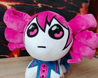 YIPPEEかさねテト。 重音テト。うーん。ぬいぐるみ。サイズ 9 インチ