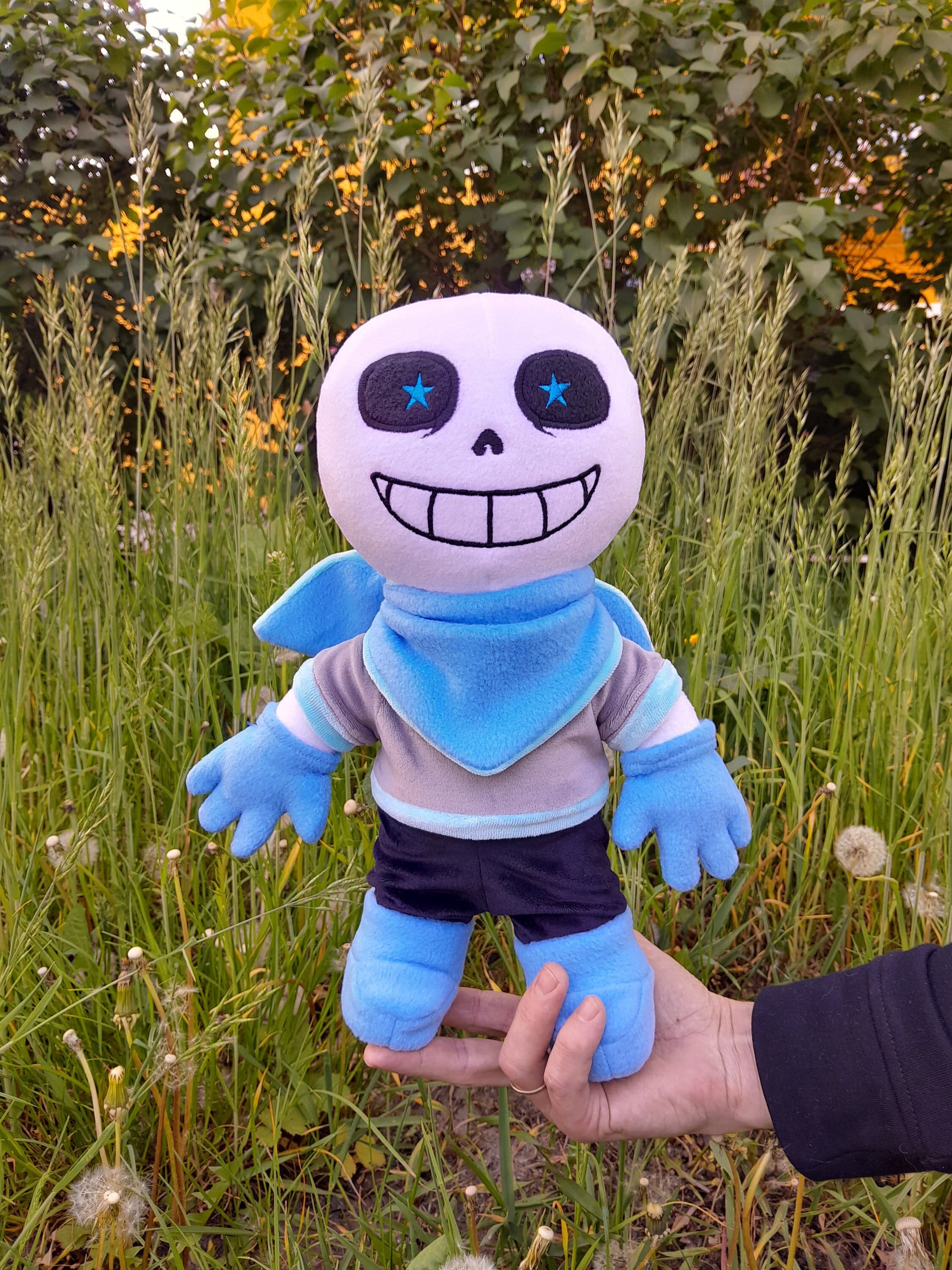 Reaper Sans. Undertale. Large Plush Toy. Size 14 Inch -  Finland