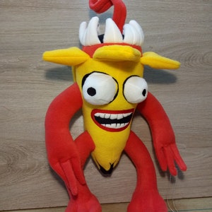 Banana eater.  Large plush toy. SCP Trevor Henderson. Size 14 inches
