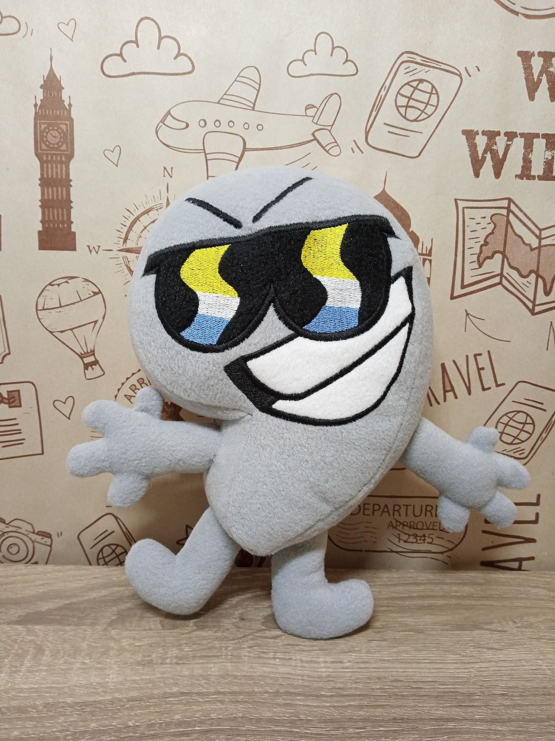 Nine. Battle for Dream Island. BFB. BFDI. Large Plush Toy. - Etsy