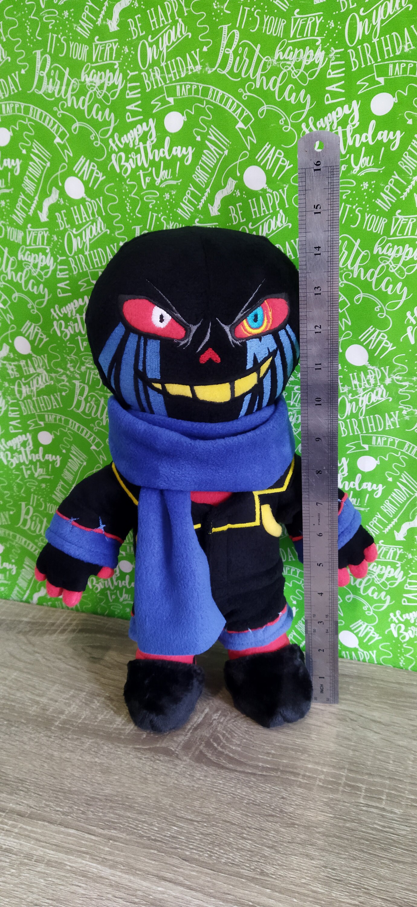 Undertale. Horror Sans. Large Plush Toy. Size 14 Inch 