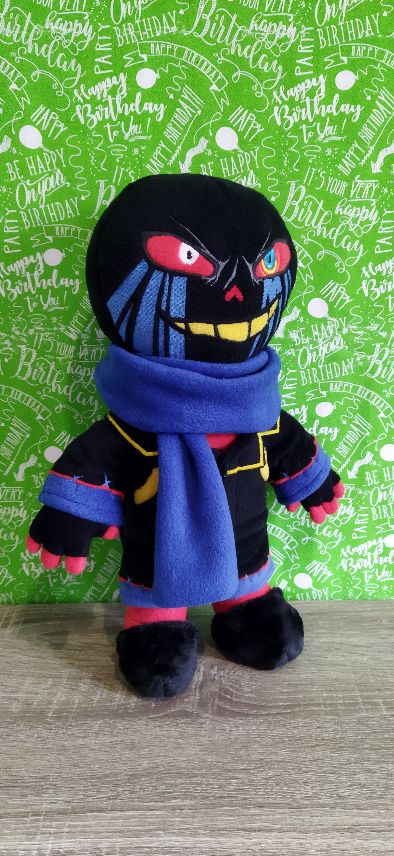 Reaper Sans. Undertale. Large Plush Toy. Size 14 Inch -  Finland