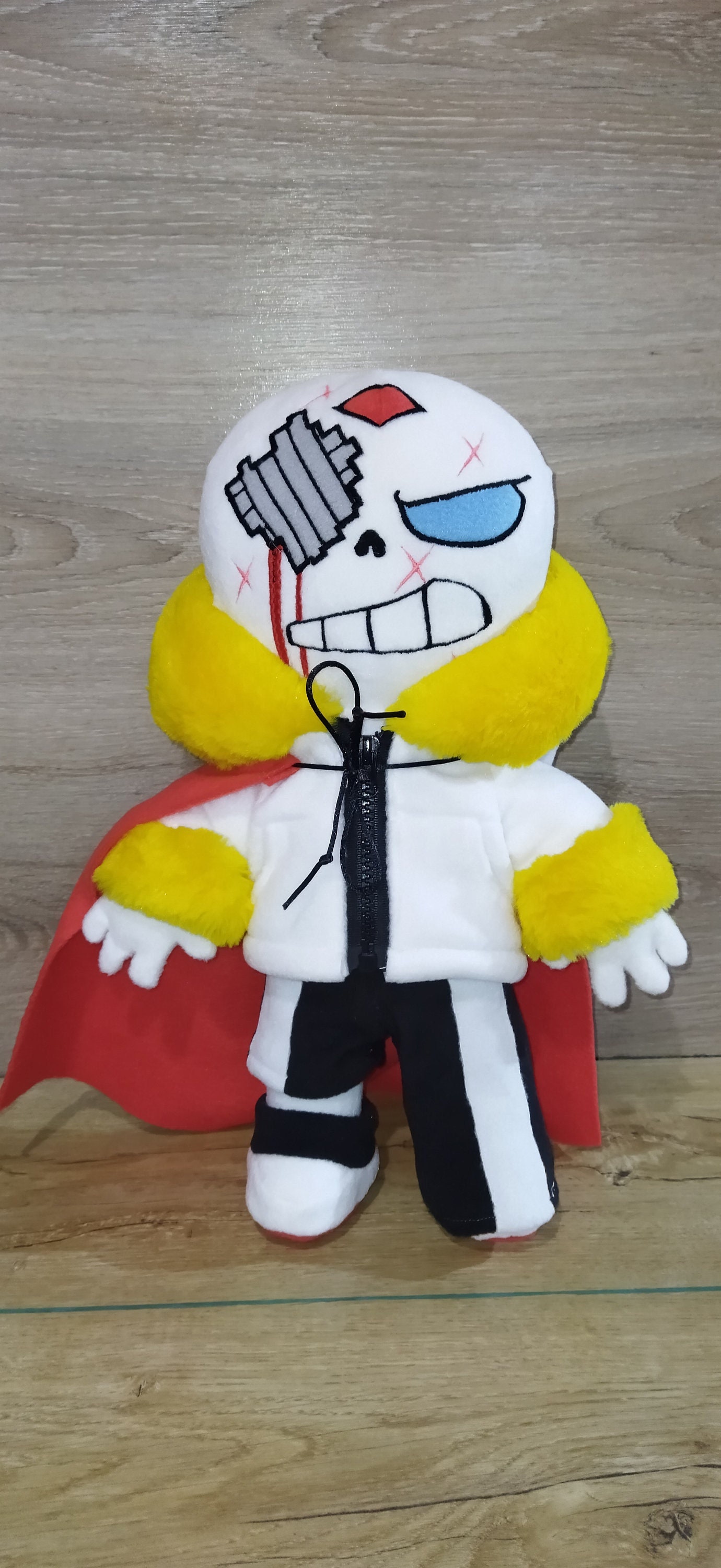 Cross Sans. Undertale. Large plush toy. Size 15 inch