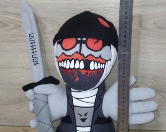 Antipathy Hank. Madness Combat. Large Plush Toy. Size 13 Inch (32