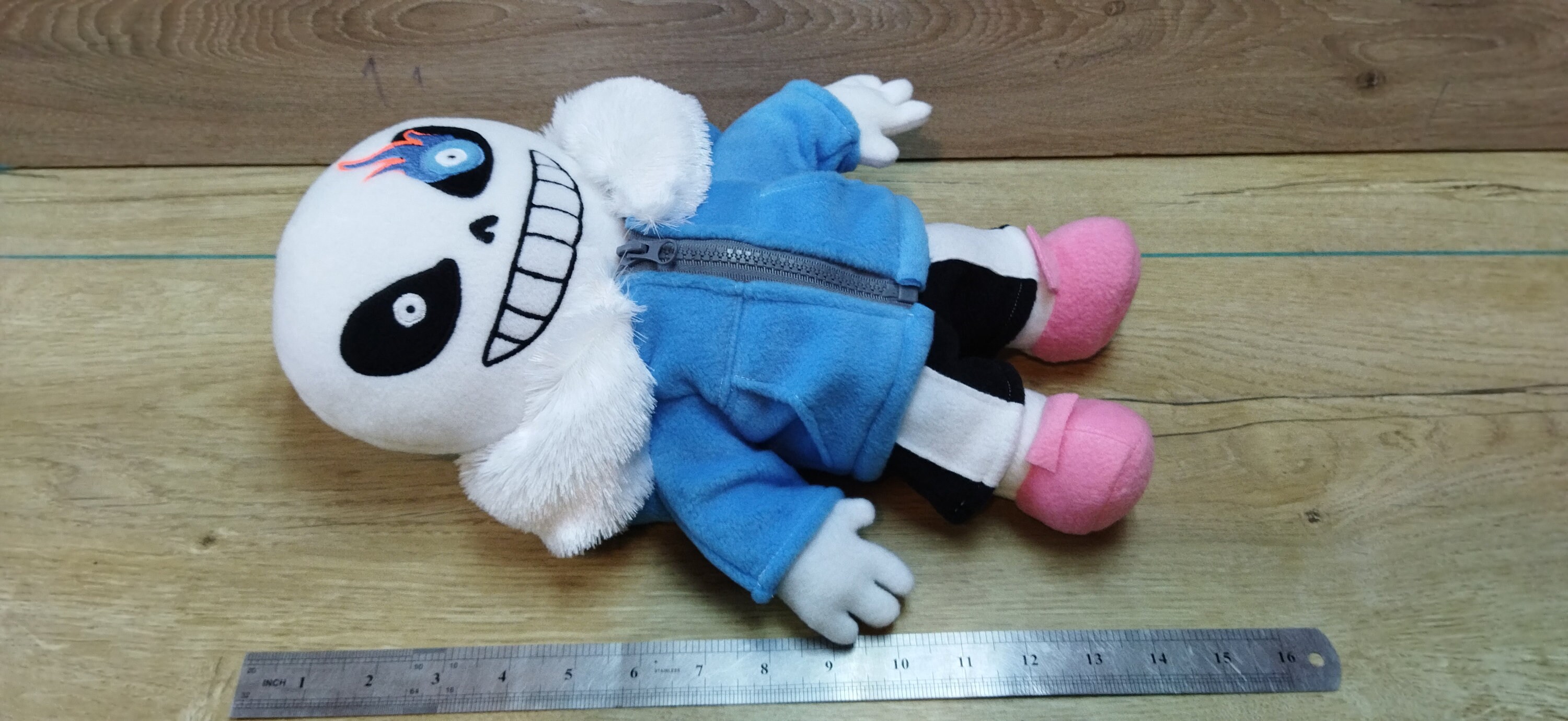 Passive nightmare Sans. Undertale. Large plush toy. Size 14 inch