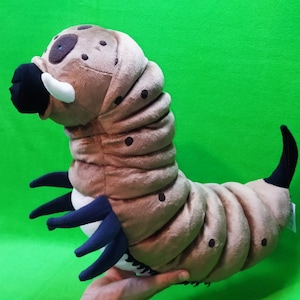 Mothra Larvae. Godzilla: Tokyo S.O.S. Large plush toy. Size 16 inch