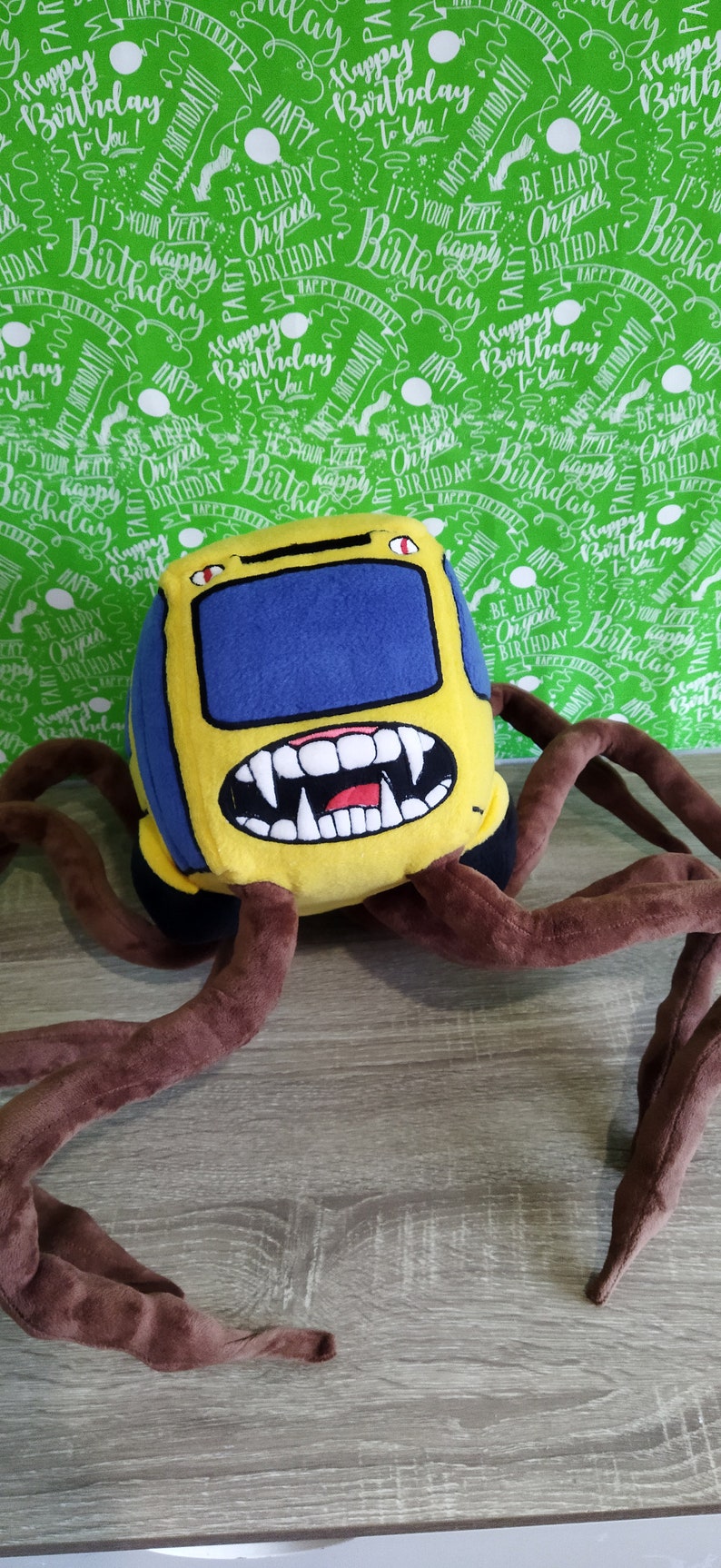 Bus Eater SCP-2086 Handmade, soft toy, made to order, scp Siren Head unofficial image 5