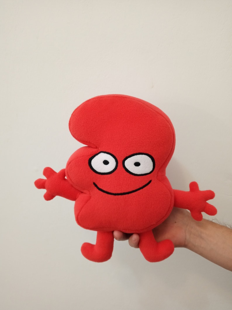 Three. Battle for Dream Island. BFB. BFDI. Large Plush Toy. - Etsy Ireland