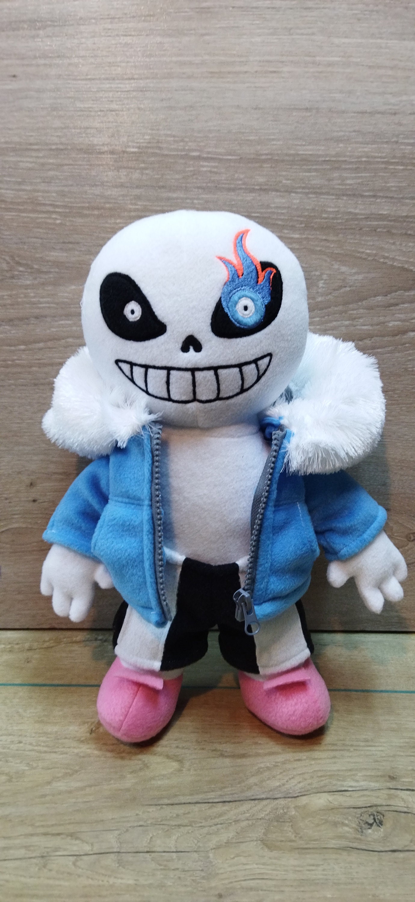 Passive nightmare Sans. Undertale. Large plush toy. Size 14 inch