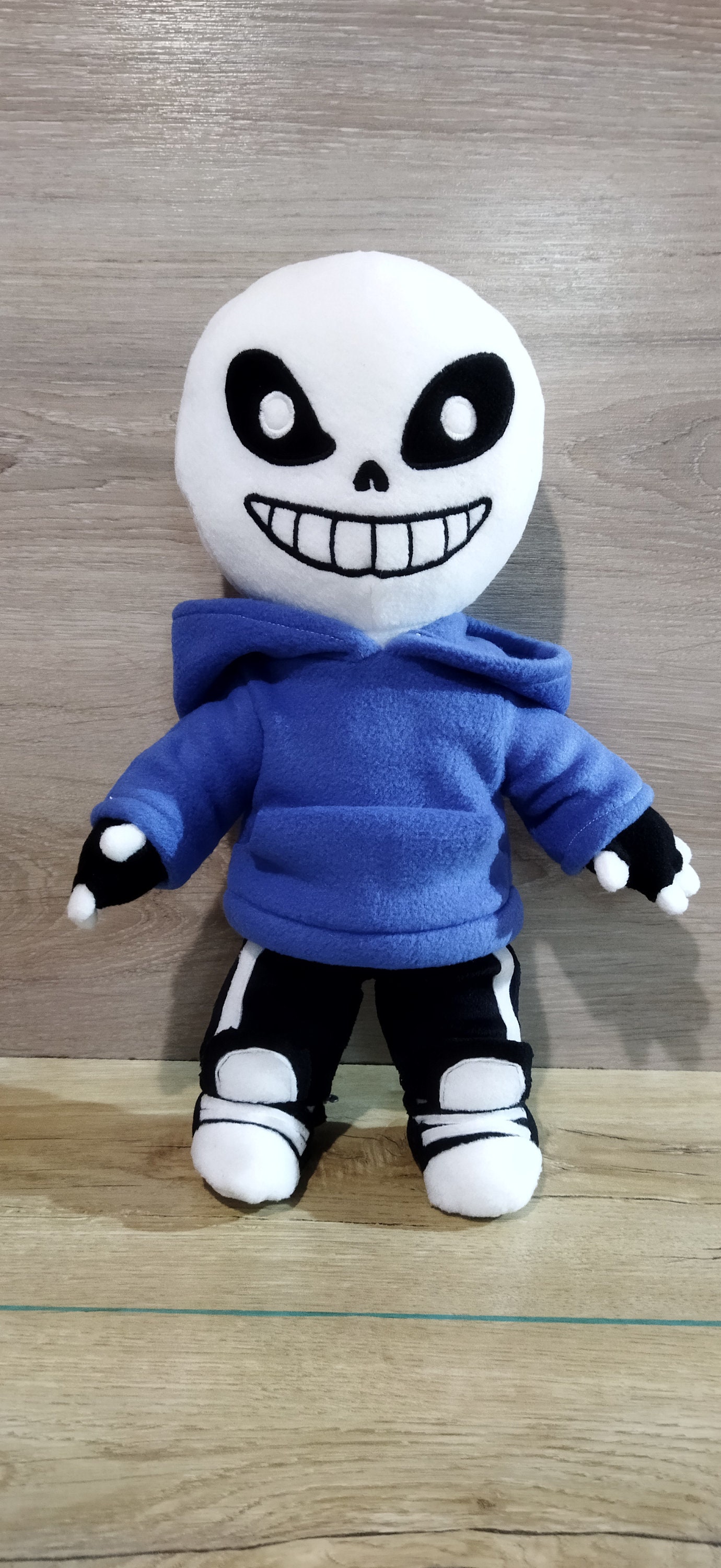 Dust Sans. Undertale. Large Plush Toy. Size 14 Inch 