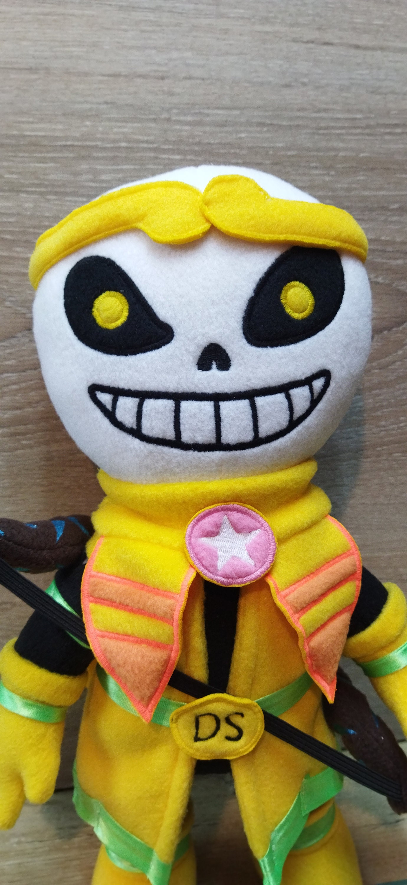 Cross Sans. Xtalesans. Undertale. Large Plush Toy. Size 14 