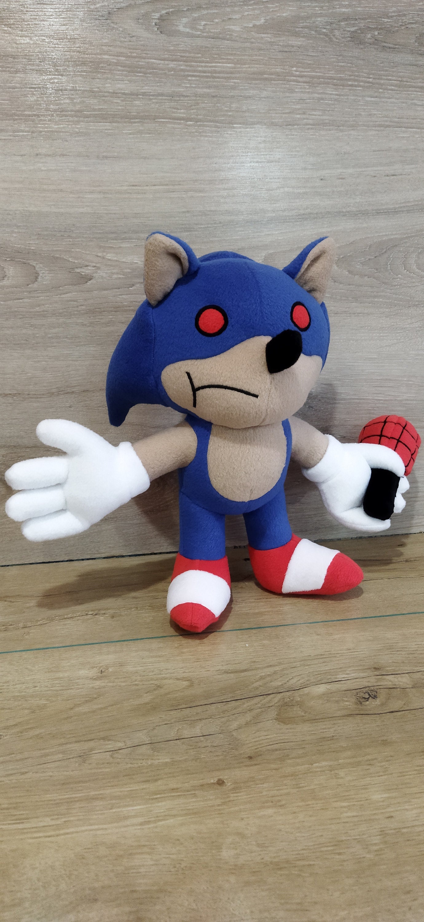 Custom Plush Just Like Majin Sonic Inspired Plush Funmade 