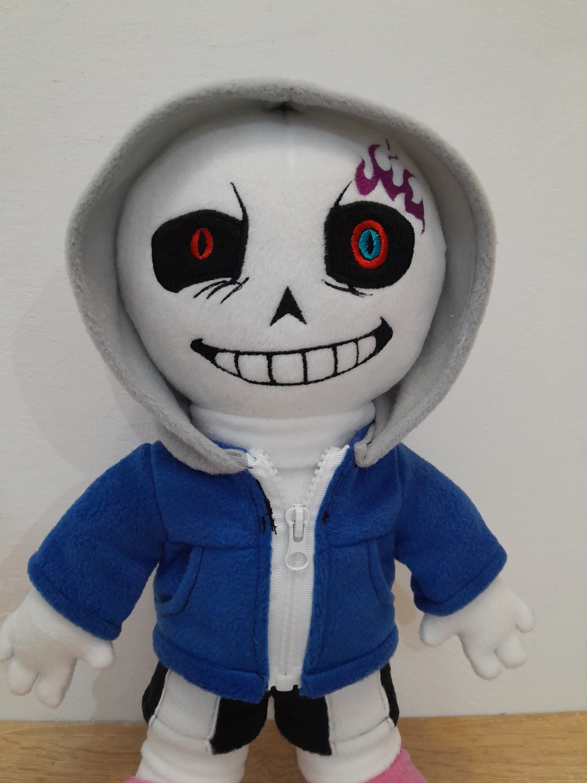 Dust Sans. Undertale. Large Plush Toy. Size 14 Inch 