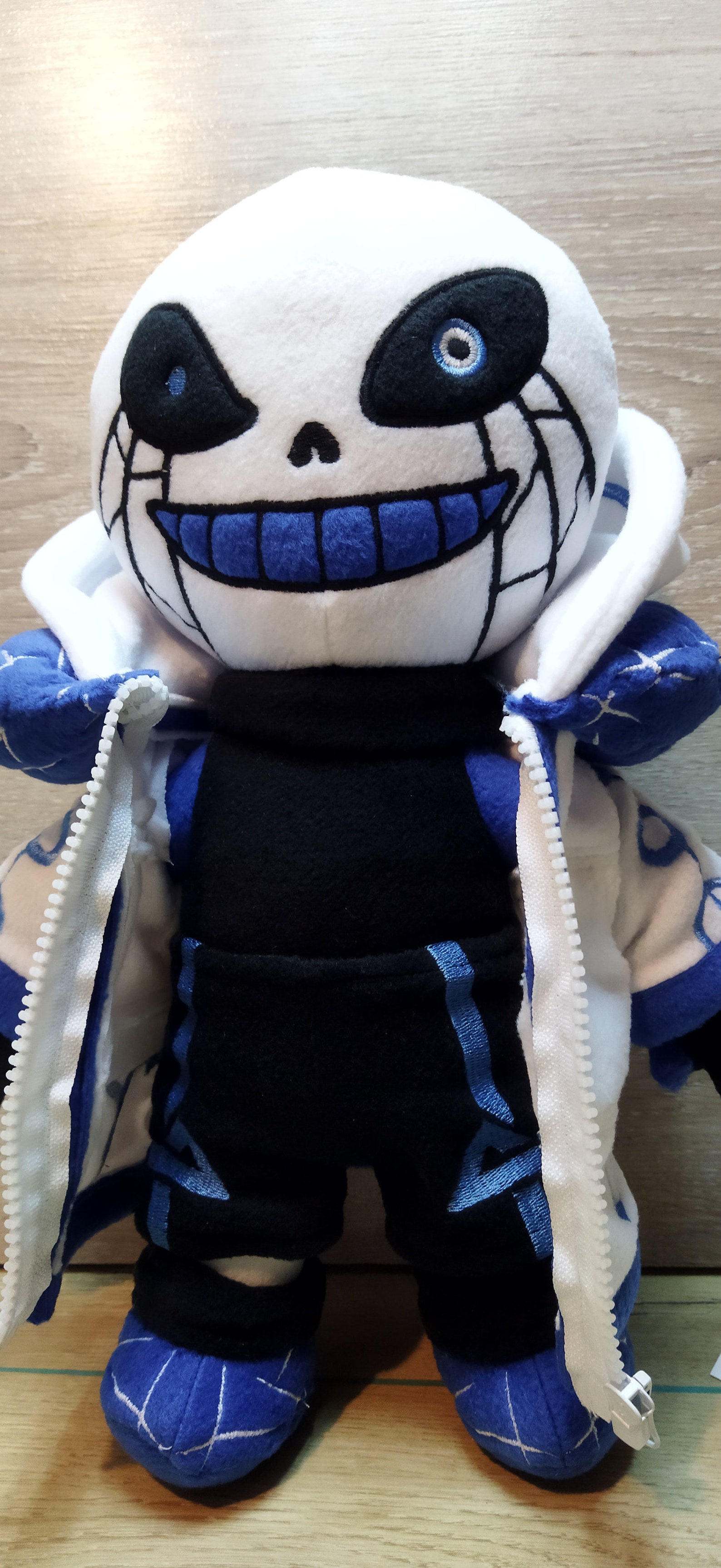Undertale error 404 sans large plush toy size 14 inch etsy