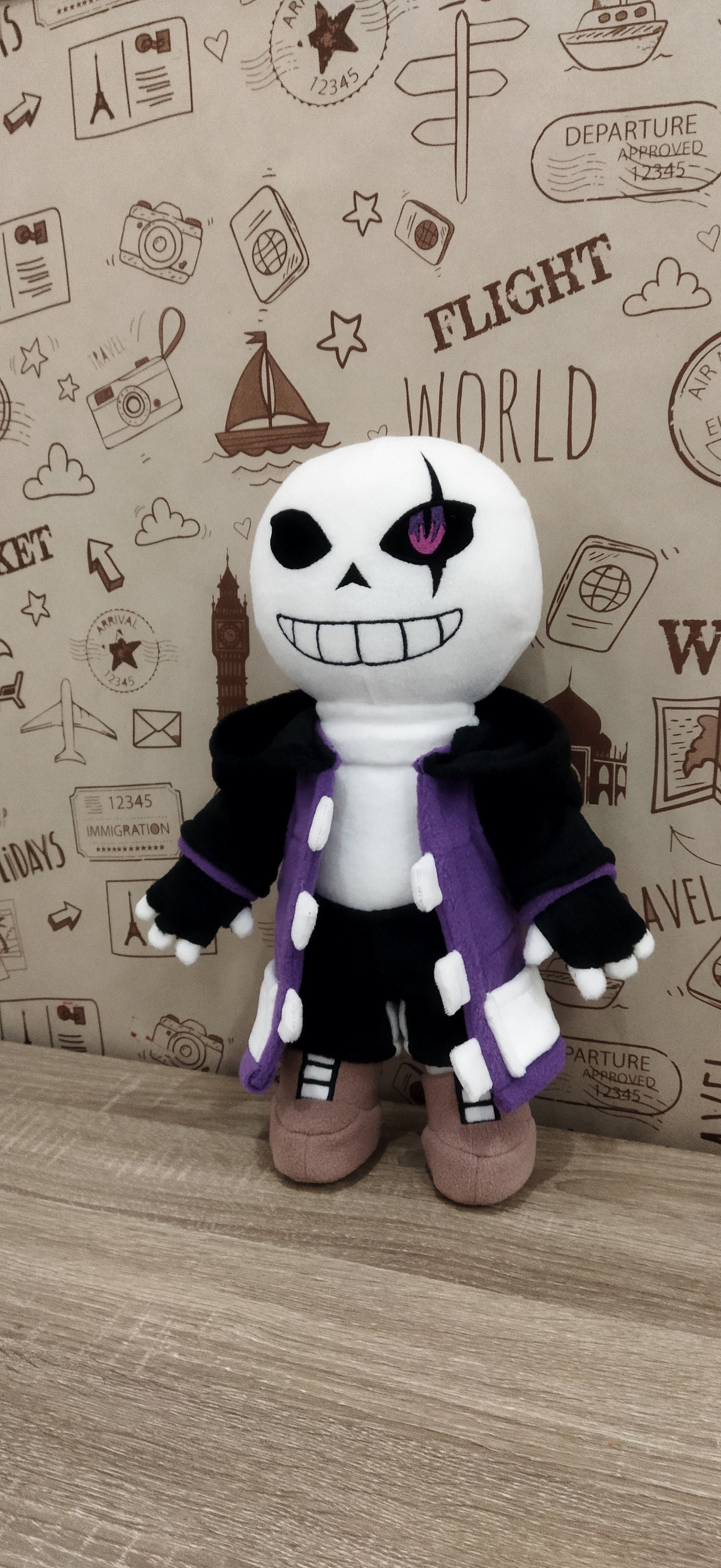 Epic Sans. Undertale. Large Plush Toy. Size 15 Inch 