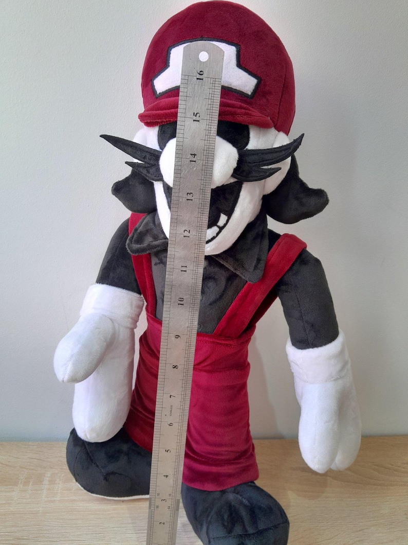 MX. Mario '85. FNF. Mario's Madness. Large plush toy. Size 19 inch(50 cm) image 7