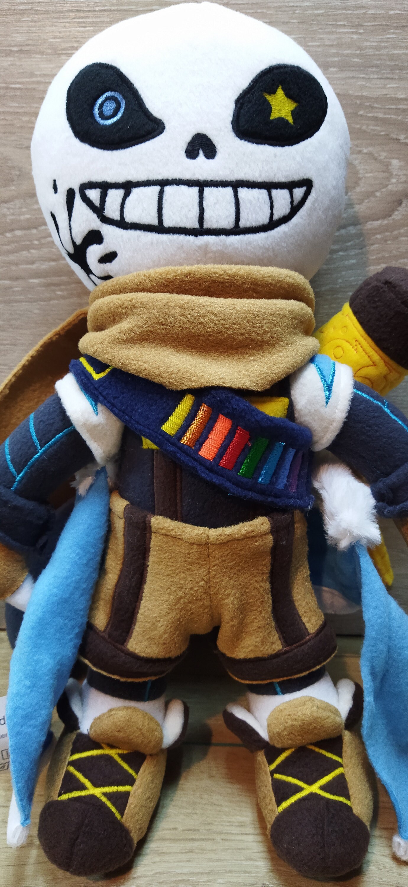 Undertale Ink Sans Small Stacking Plush Commission — Weasyl