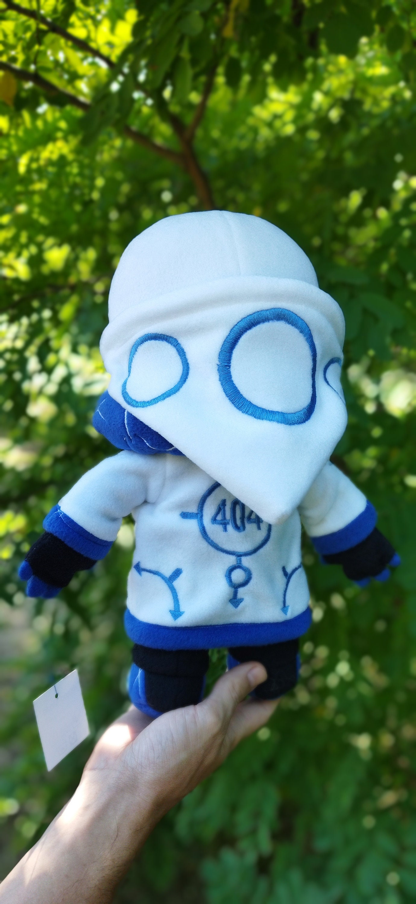 アンダーテール。404エラー！sans。大きなぬいぐるみ。サイズ14インチ