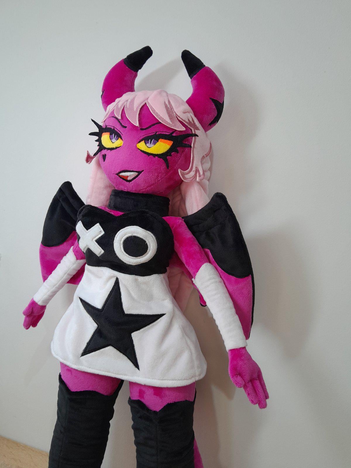 Verosika Mayday . Helluva Boss. Hazbin Hotel. Large Plush Toy