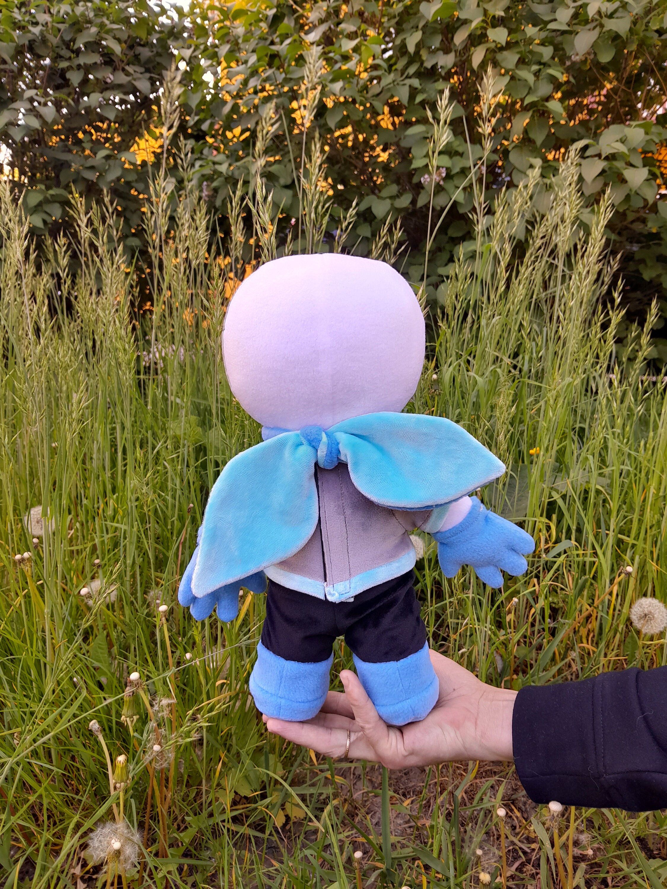 Reaper Sans. Undertale. Large Plush Toy. Size 14 Inch 