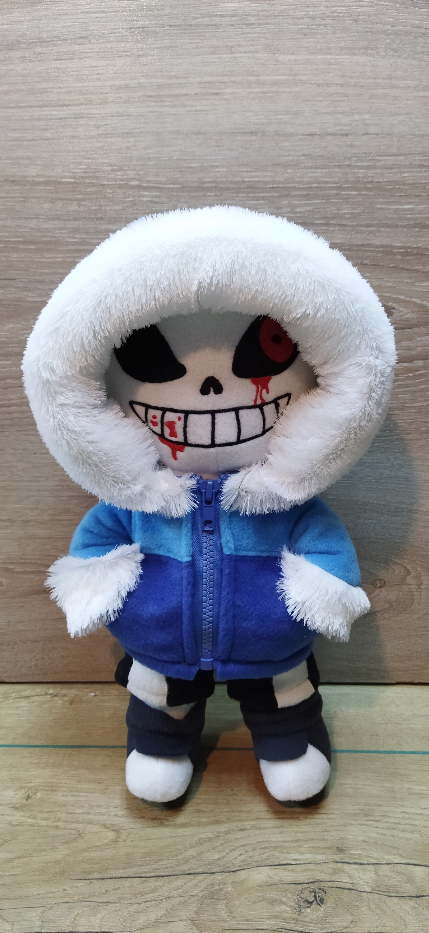 Undertale. Horror Sans. Large Plush Toy. Size 14 Inch 