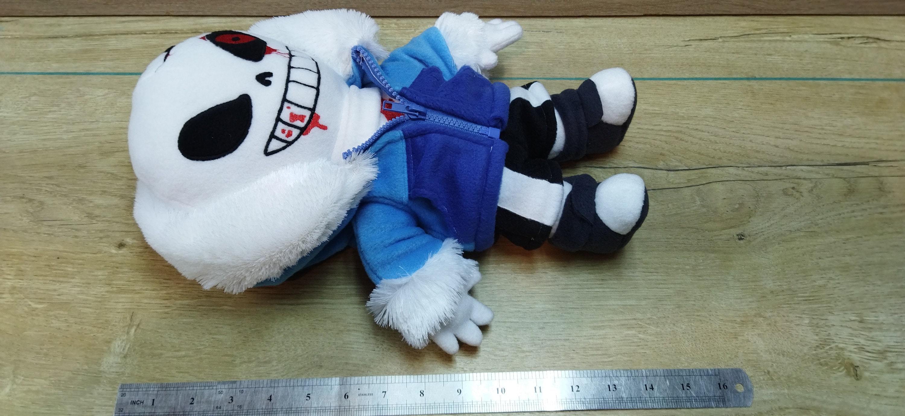 Passive Nightmare Sans. Undertale. Large Plush Toy. Size 14 