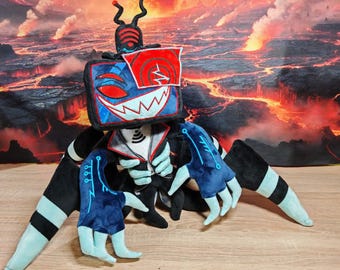 Vox Full Demon. Vincent Whittman. Hazbin hotel. Large plush toy. Size  18*18*18  inch