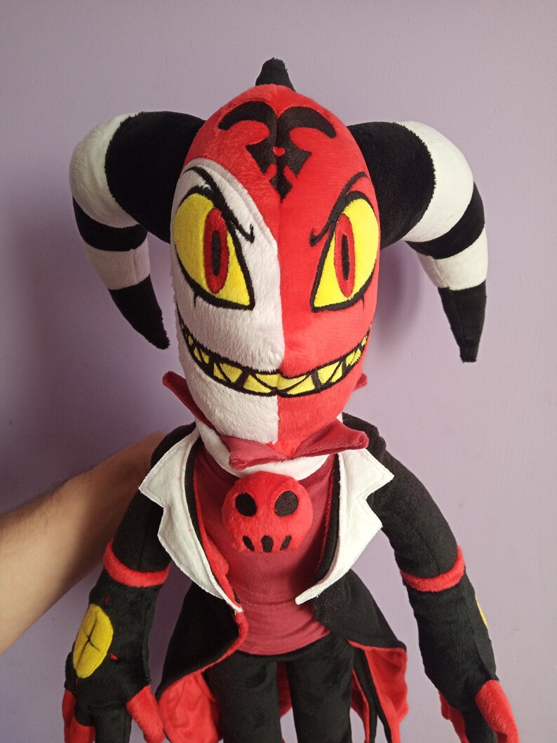 Blitzo. Helluva Boss. Hazbin Hotel. Large Plush Toy. Size 25.5 Inch - Etsy