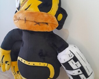 ストライカー、ベンディとインクマシン。大きなぬいぐるみ。サイズ17