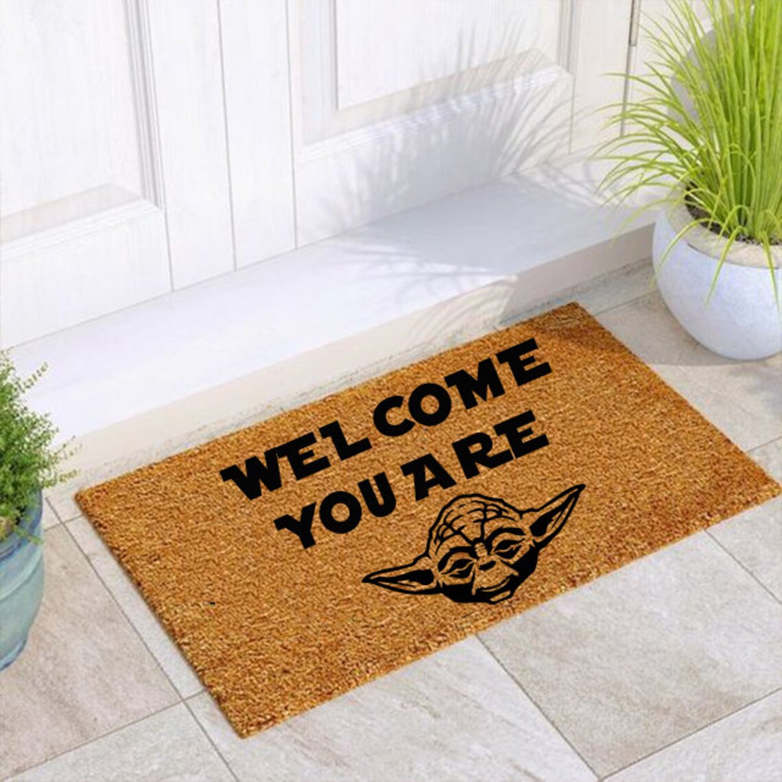 Baby Yoda Home Doormat Star Wars Mat Disney And Etsy