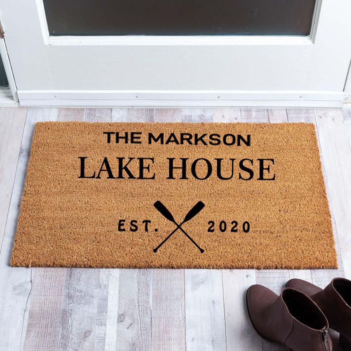Personalized Doormat Lake Doormat Funny Doormat Family Etsy