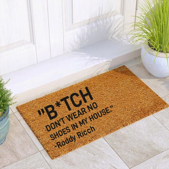 Bitch doormat Personalized Roddy ricch doormat Funny Door Etsy