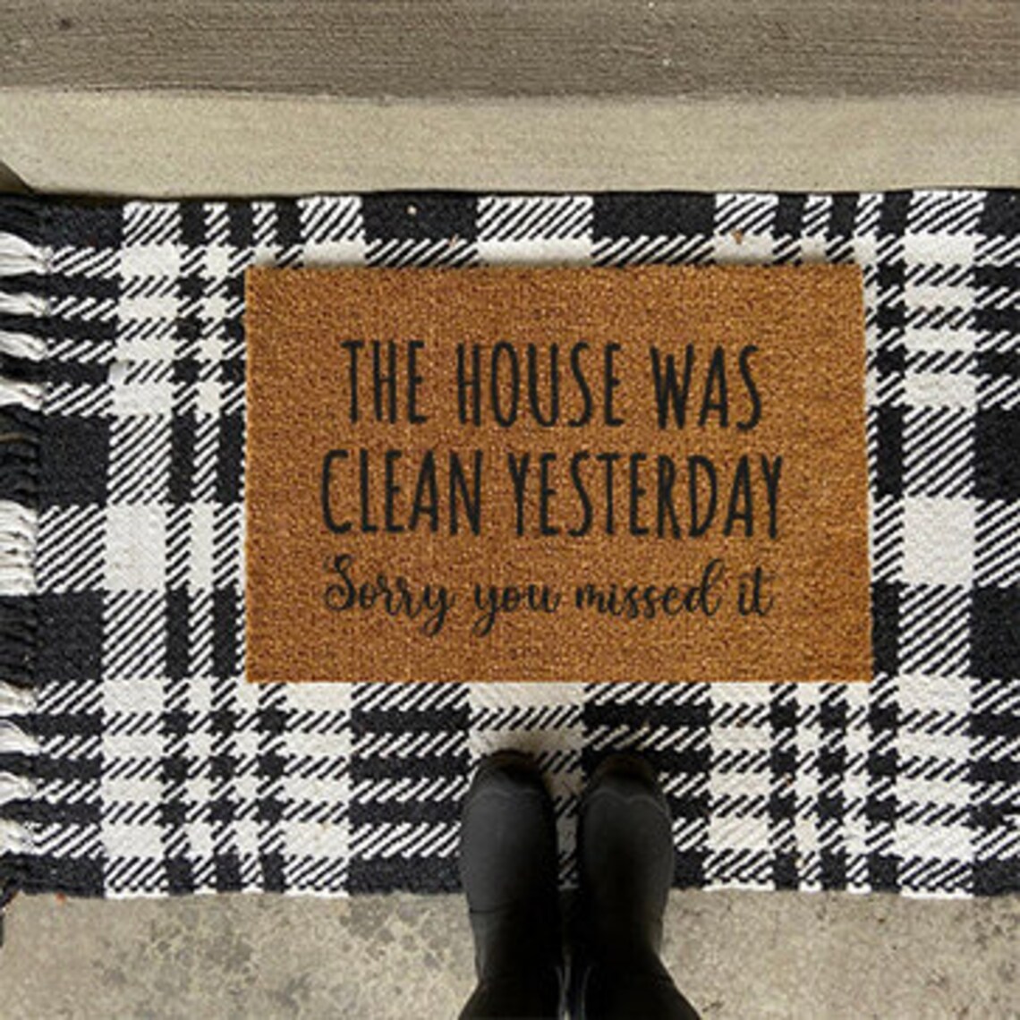 Funny Mat Unique Doormat Front Door Mat Etsy