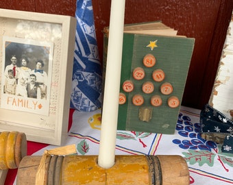Croquet Mallet Candleholder - Up-cycled