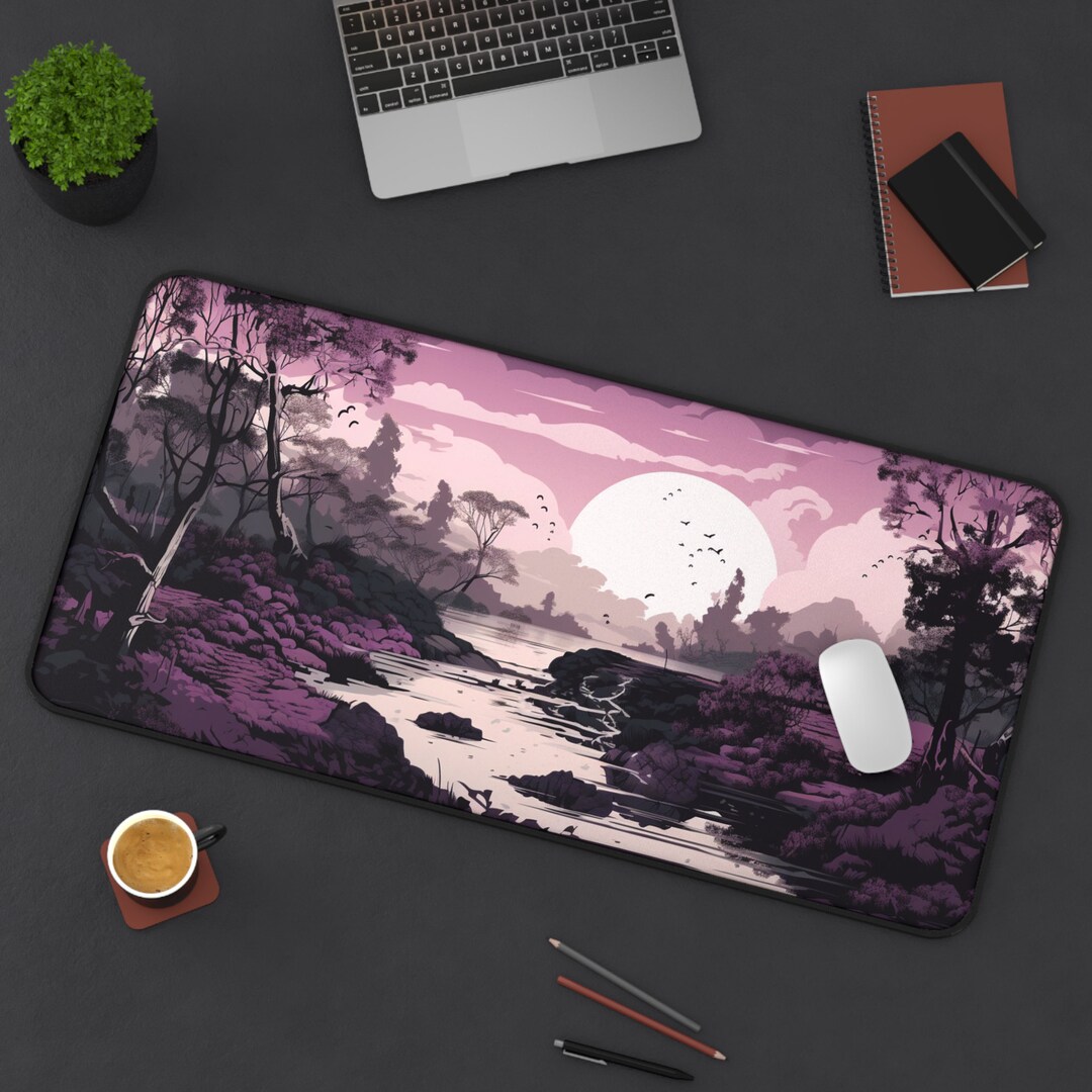 Swamp Theme Playmat Card Game Play Mat Black Mana Mat Etsy