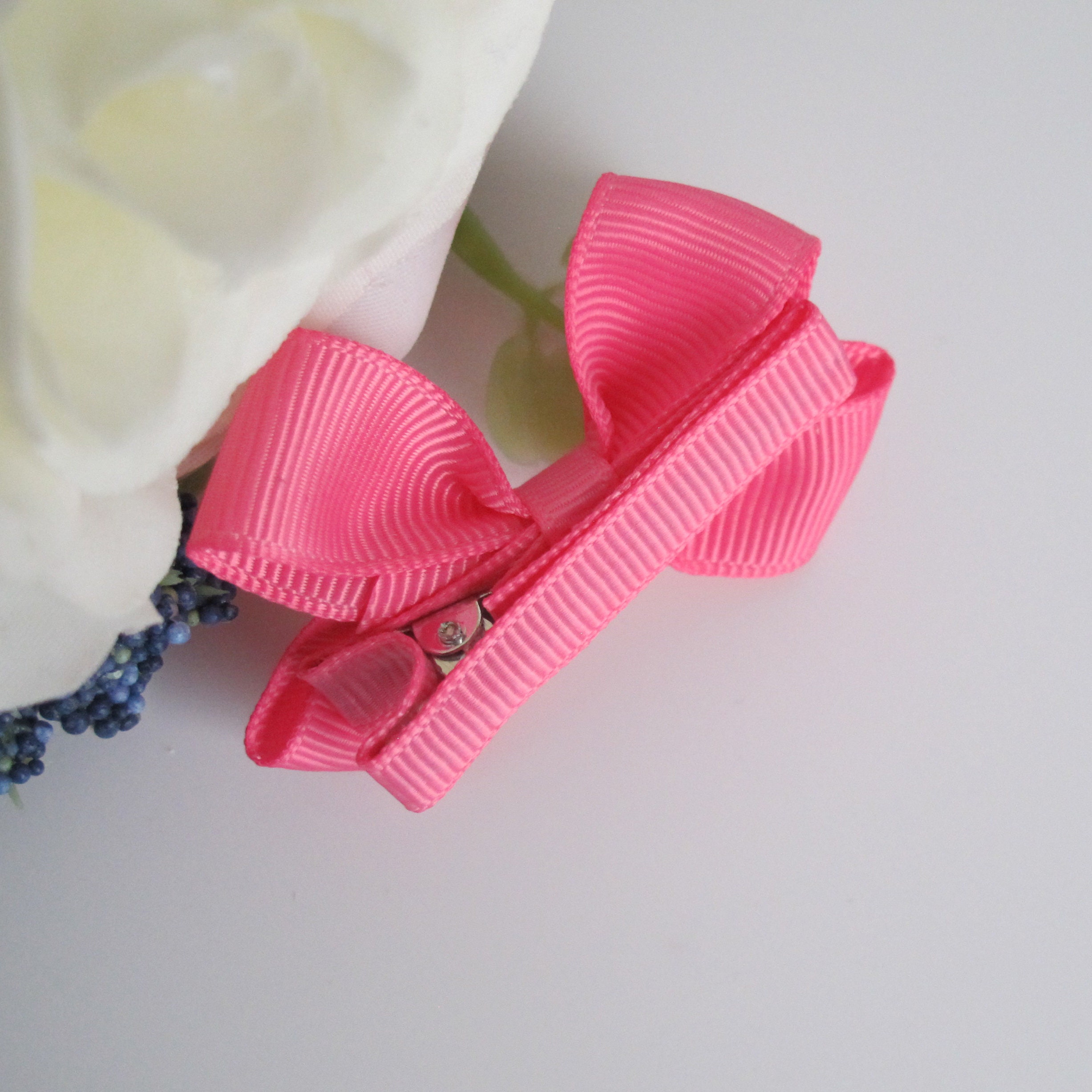 Hair Bow Clips Baby and Toddler Hair Bows Clips Plain Bow Etsy UK