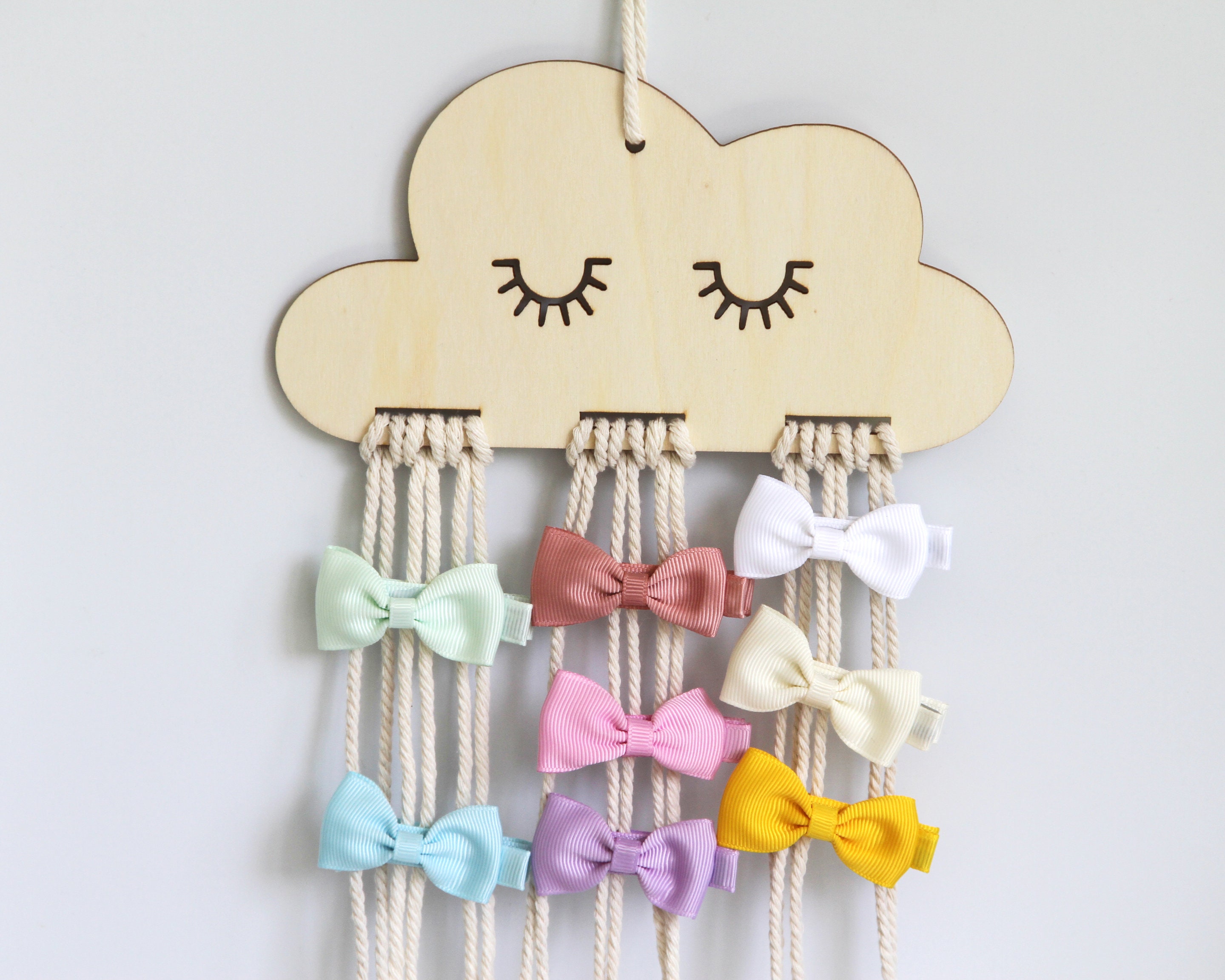 How to Make a Hair Bow Holder with Accessory Hooks - Life With Lovebugs
