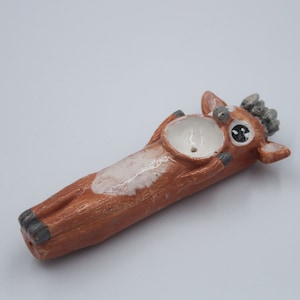 Christmas gift ceramic pipe reindeer