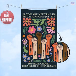 Subtle F*ck Trump Hand Towel, NICHE Kitchen Towel, Anti Trump Tea Towel,Bathroom Towel Set,FDT,Political Home Decor,Anti Maga Towel