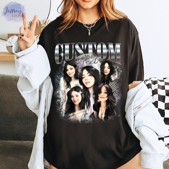 Custom Your Own Shirt, Custom Bootleg Tee, Custom Photo Vintage Graphic 90s Shirts, Custom Girlfriend Tee,Insert Your Design,Boyfriend Shirt