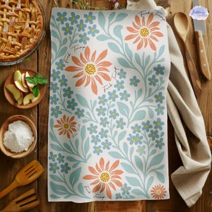 Subtle F*ck Trump Hand Towel,VintageFloralKitchenTowel, Anti Trump Tea Towel, Bathroom Towel Set, FDT, Political Home Decor, Anti Maga Towel