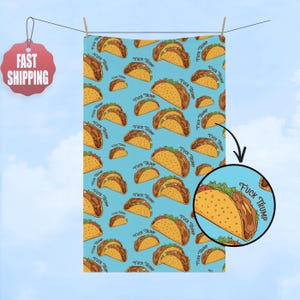 Subtle F*ck Trump Hand Towel, Trump Sucks Dirty Taco Kitchen Towel, Anti Trump Towel, Political Home Decor, Anti Maga Towel, Hostess Gifts