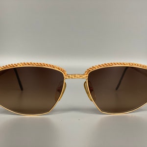Tiffany Lunettes 23K Gold Plated Sunglasses