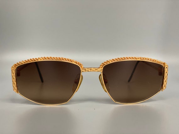 Tiffany Lunettes 23K Gold Plated Sunglasses - image 1