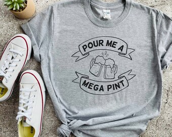 Pour Me A Mega Pint Shirt,Justice For Johnny Shirt,Justice for Johnny,Johnny Depp Gift,Alcohol Lover Gift,Johnny Depp Trial,That's Hearsay